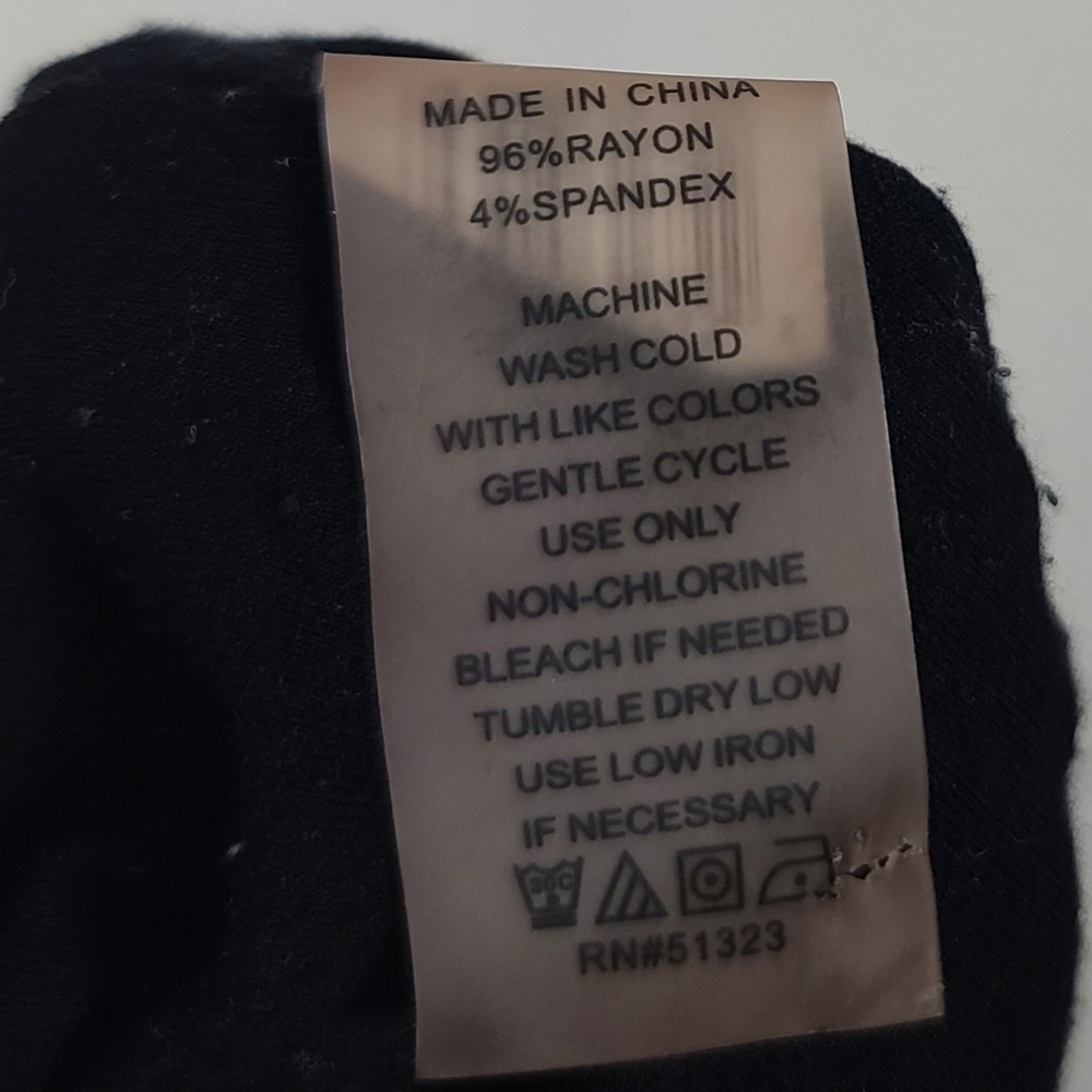 Vince Camuto Black Raw Hem Pencil Skirt S - Picture 6 of 6